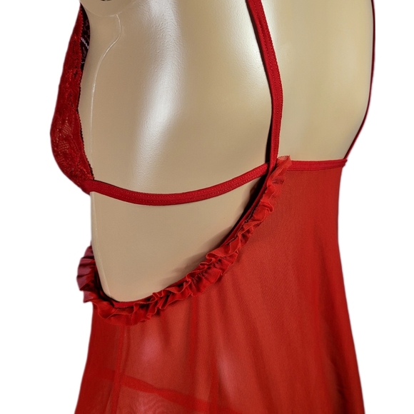 Babydoll lingerie sexy women size M Color Red Buy 2, get the third one free - Picture 4 of 6